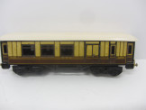 Bing Gauge 0 GWR Saloon Brake Composite Bogie Coach