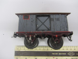 Scarce Early Bing Gauge 0 Hand Enameled Luggage Van