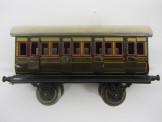 Bing Gauge 0 GWR 1st/3rd Passenger Coach No 328