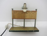 Gauge 0/1 Train Timetable Stand with Electric Lighting