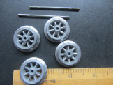Replica Hornby Gauge 0 Wheels