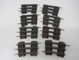 8 Hornby Gauge 0 Electric Quarter Curved Rails