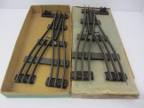 Pair of Hornby Gauge 0 Electric Parallel Points Boxed