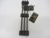 Hornby Gauge 0 Terminal Connecting Straight Rail with a Terminal Connecting Plate