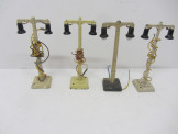4 Marklin 00 Gauge Double Electric Yard /Station Lamps