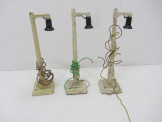 3 Marklin 00 Gauge Electric Single Yard Lamps