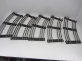 5 Hornby Gauge 0 Double Electric Curved Rails