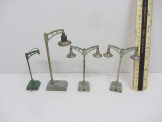 4 JEP Gauge 0 Electric Yard Lamps