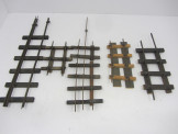 Various Pieces of Gauge One Wood Sleepers Track