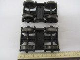 Pair of Gauge 0 Deluxe Coach Bogies