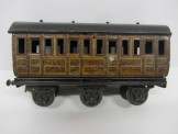 Very Rare Carette Gauge 0 GNR 6-wheeled Clemenson Passenger Coach