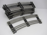 12 Alan Middleton Replica Hornby Gauge 0 Double Electric Curved Rails