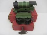 Postwar Hornby Gauge 0 C/W No 501 NE Locomotive and Tender Boxed