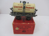 Early Hornby Gauge 0 "United Dairies" Tank Wagon Boxed