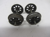 Set of Prewar Bassett-Lowke Gauge 0 Wagon Wheels with Axles