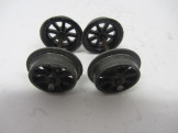 Set of Prewar Bassett-Lowke Wagon Wheels with Axles