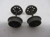 Set of Prewar Bassett-Lowke Wagon Wheels with Axles