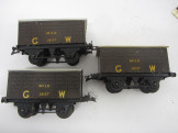 3 Hornby Gauge 0 No 0 GW Milk Traffic Vans