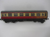 Postwar Bassett-Lowke Gauge 0 BR Blood and Custard All First Bogie Coach