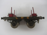 Early Hornby Gauge 0 LMS No1 Lumber Wagon