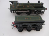 Early Hornby Gauge 0 C/W GW 2711 Locomotive and Tender