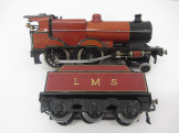 Early Bassett-Lowke Gauge 0 C/W LMS 4-4-0 Compound Locomotive and Tender 1036