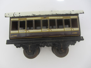 KBN Gauge 0 13cm LNWR 1st/3rd Passenger Coach