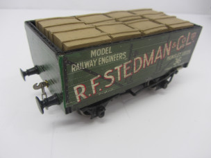 Stedman Gauge 0 Wood and Paper Litho "R F Stedman & Co Ltd" Private Owner Open Wagon