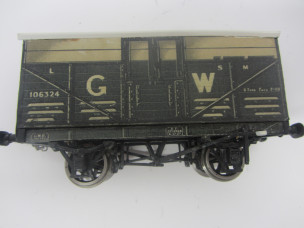Early Postwar Leeds/Stedman Gauge 0 Wood and Paper Litho GW Cattle Wagon