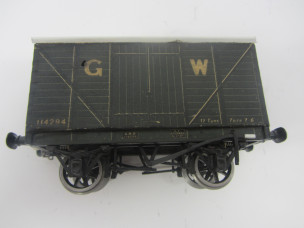 Early Postwar Leeds/Stedman Gauge 0 Wood and Paper Litho GW Luggage Van