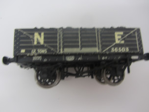 Early Postwar Leeds/Stedman Gauge 0 Wood and Paper Litho NE Open Wagon