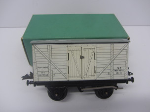 Postwar Hornby Gauge 0 No50 Refrigerator Van Boxed