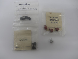 10 Postwar Hornby Gauge 0 Lamps
