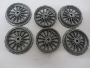 Set of 6 Leeds Gauge 0 Driving Wheels