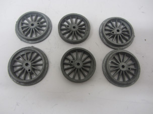 Set of 6 Leeds Gauge 0 Driving Wheels