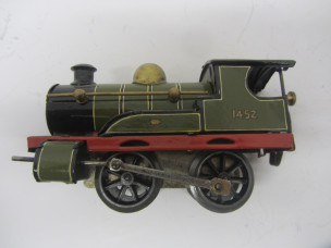 Early Hornby Gauge 0 C/W GNR 0-4-0 Locomotive 1452