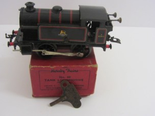 Postwar Hornby Gauge 0 C/W No40 BR Tank Locomotive Boxed