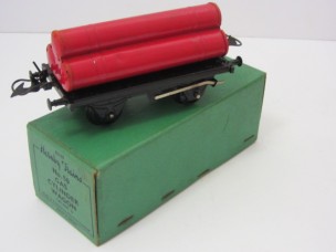 Postwar Hornby Gauge 0 No50 Gas Cylinder Wagon Boxed