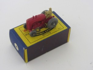 Matchbox No4 Massey Harris Tractor Boxed
