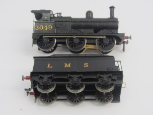 Gauge 0 12vDC LMS(Ex MR) 2P 0-6-0 Locomotive and Tender 3049
