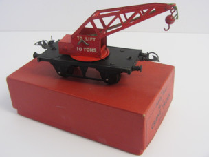 Postwar Hornby Gauge 0 No1 Crane Truck Boxed