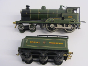 Bing Gauge 0 12v DC GW 4-4-0 Locomotive and Tender "Mercury"