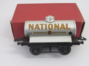 Postwar Hornby Gauge 0 "National Benzole" Tank Wagon Boxed