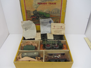 Hornby Gauge 0 C/W No1 NE Goods Set Boxed
