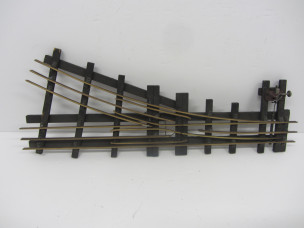 Bassett-Lowke Gauge 0 All Brass 3 Rail RH Electric Point