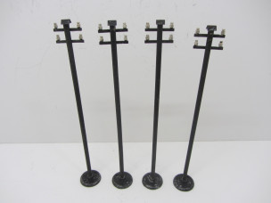 4x Mills Gauge 0 Telegraph Poles