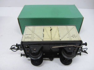 Postwar Hornby Gauge 0 No 50 Refrigerator Van Boxed