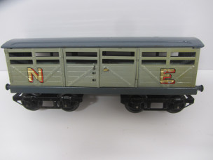 Early Hornby Gauge 0 NE No2 Cattle Truck
