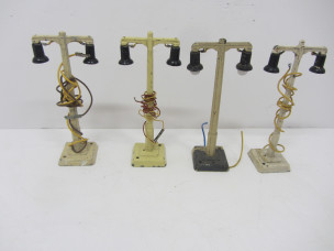 4 Marklin Gauge 00 Double Electric Yard/Station Lamps