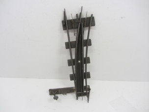 Rare Early Bassett-Lowke Tinplate Electric RH Point with Brass Strip Centre Rail